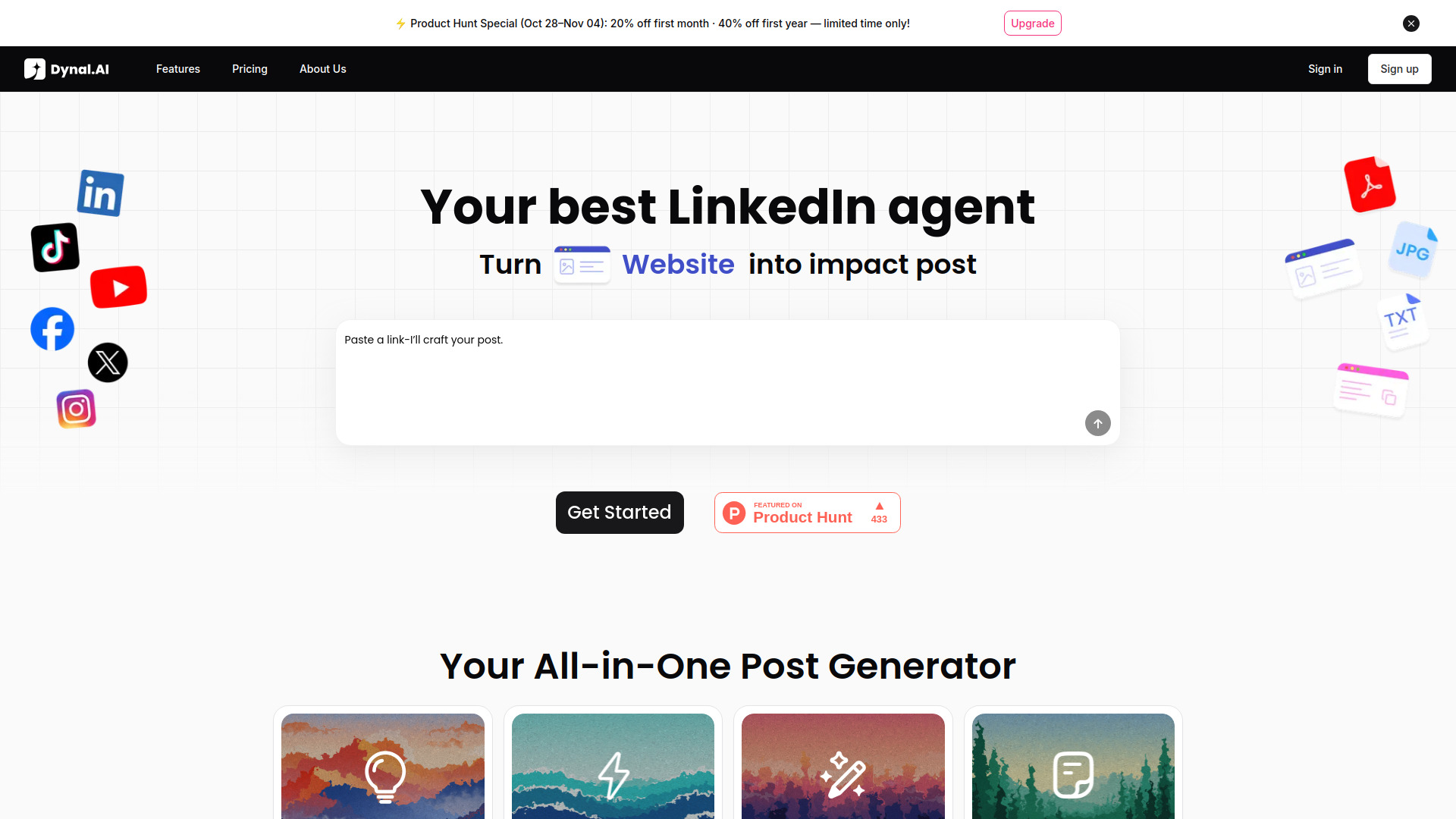 Dynal Ai Ai Agent For Generating High Quality Linkedin Posts From