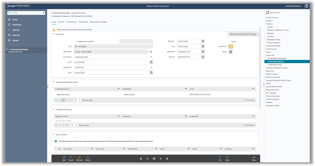 symplr Provider - symplr Provider is a web-based provider management ...